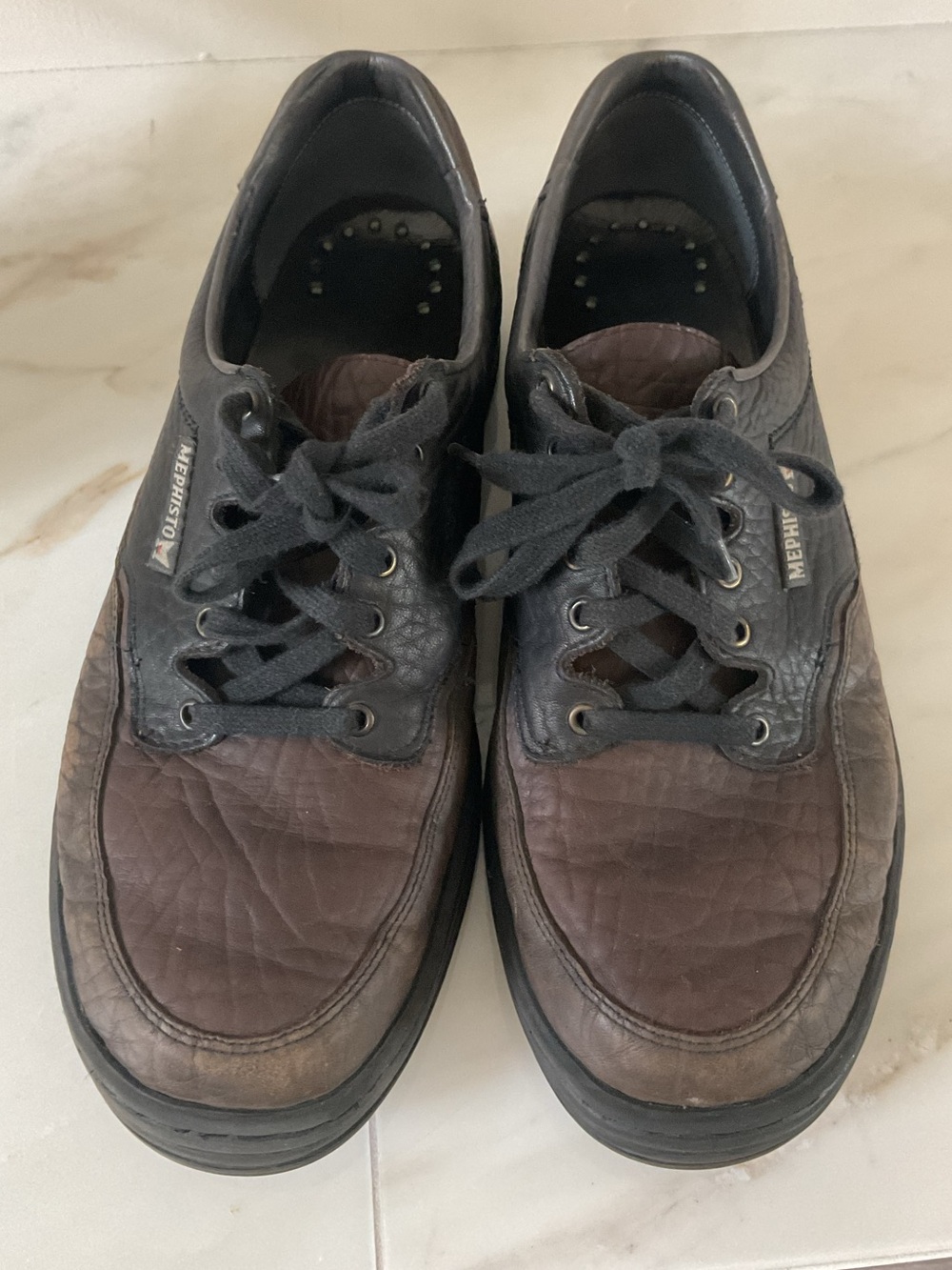 ****Mephisto ****Travel’s Air Jet System. Leather Casual Lace-Up Shoes
